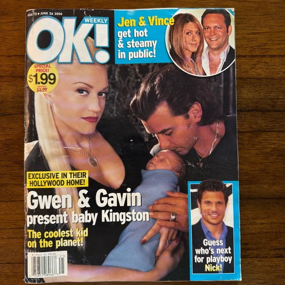 OK! Magazine June 2006 | Gwen Stefani, Jennifer Aniston, Nick Lachey - Picture 1 of 3